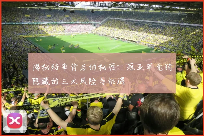 揭秘赔率背后的秘密：冠亚军竞猜隐藏的三大风险与机遇